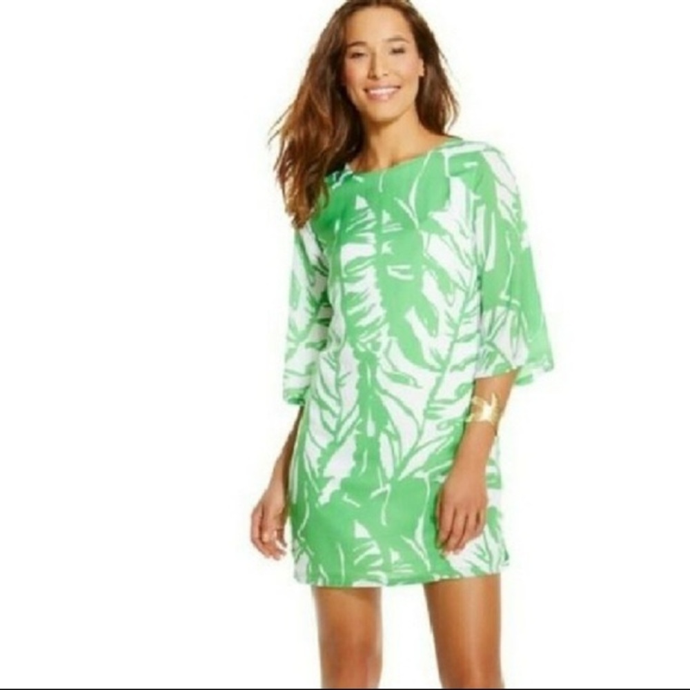 Lily Pulitzer boom boom green shift dress